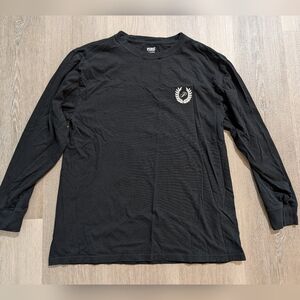 PINK Victoria's Secret Black Long Sleeve Tshirt - S - Preloved